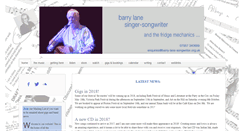 Desktop Screenshot of barry-lane-songwriter.org.uk
